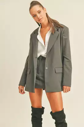 Signature Blazer - Charcoal