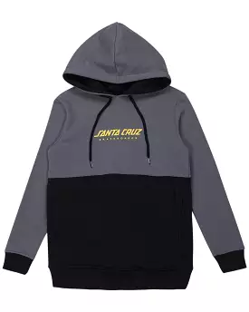 SOLID STRIP FRONT HOODY