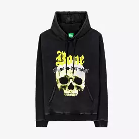 SP x Bone Thugs N Harmony Skull n Guns Pullover Mens Hoodie (Black/Volt)