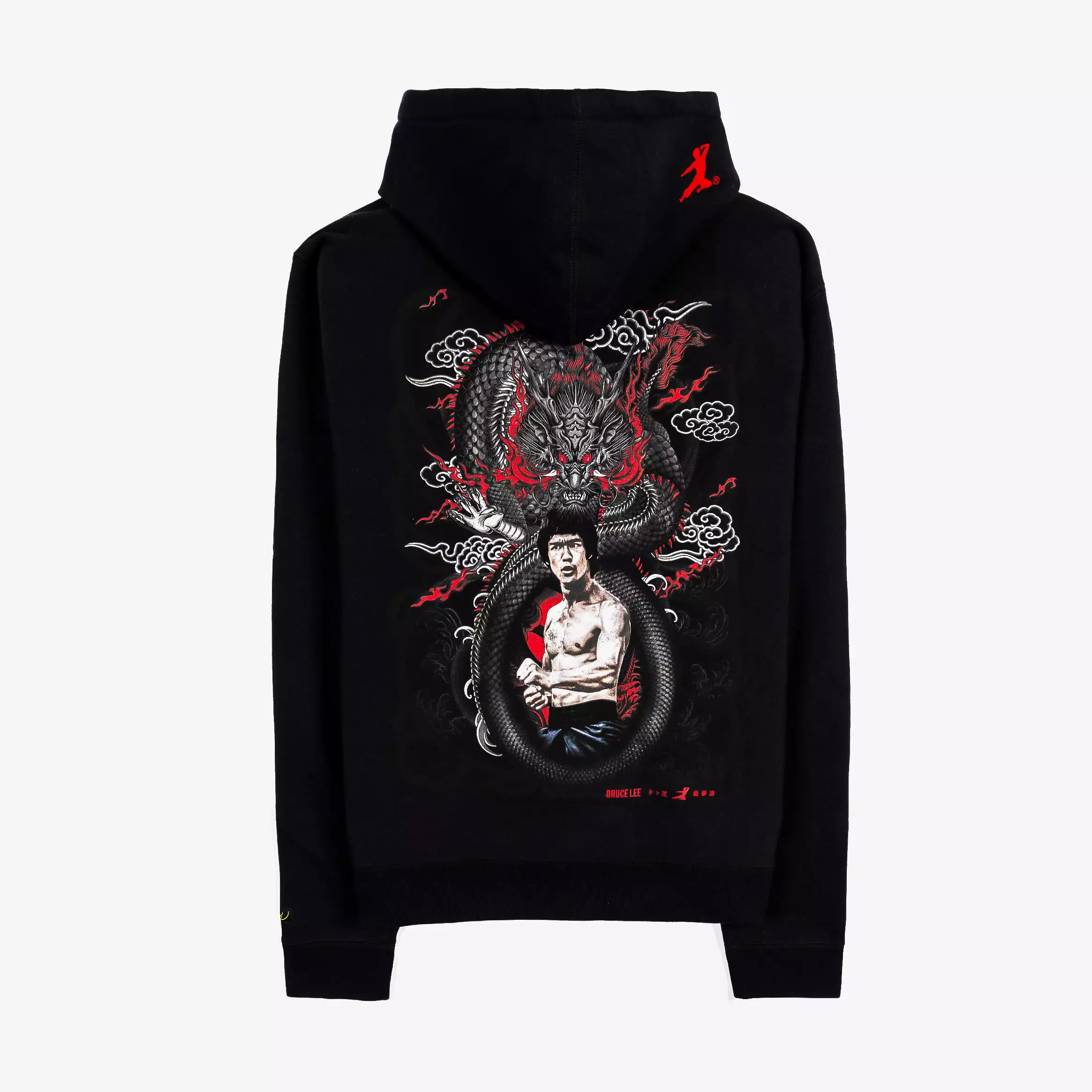 SP x Bruce Lee The Dragon Pullover Mens Hoodie (Black/Red)