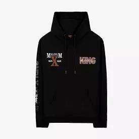 SP x Malcom X & MLK Leaders Pullover Mens Hoodie (Black)