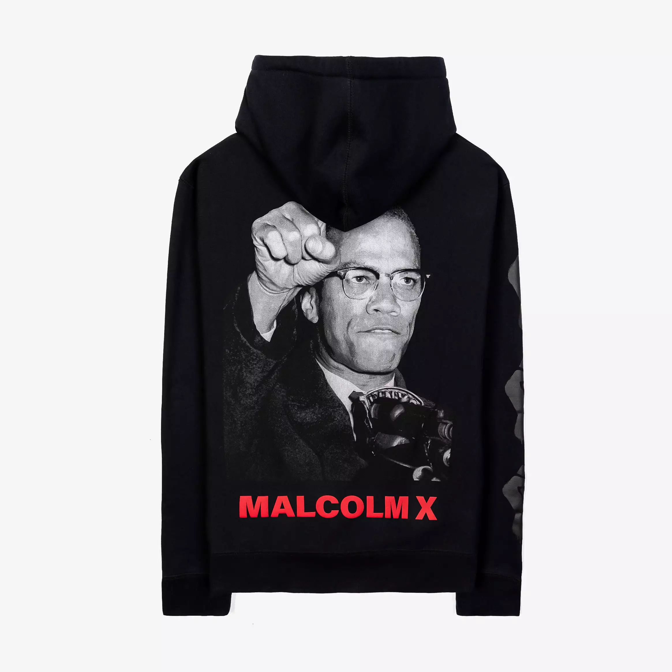 SP x Malcom X Power Pullover Mens Hoodie (Black/Red)