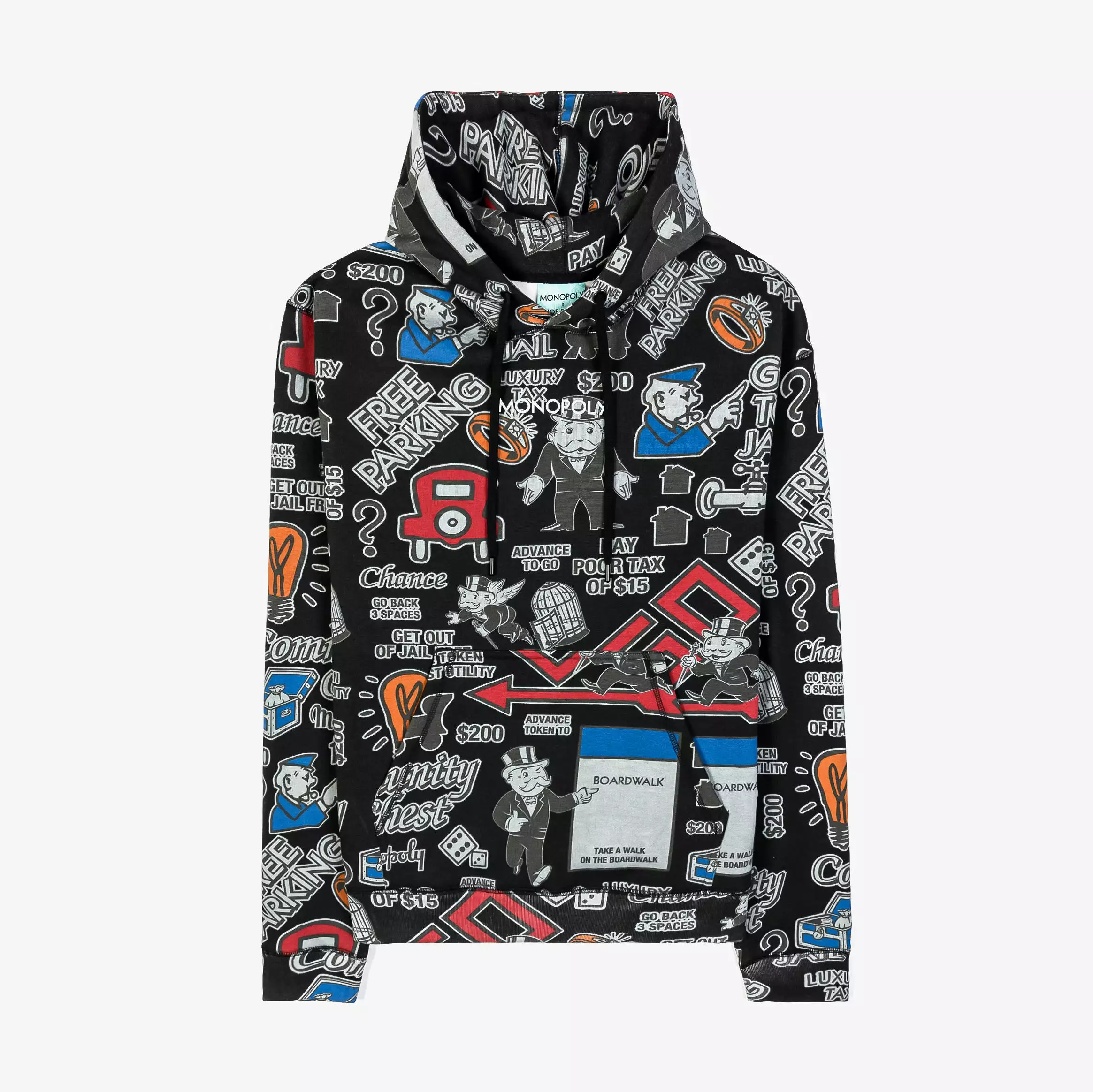 SP x Monopoly Icon Pullover Mens Hoodie (Black/Green)