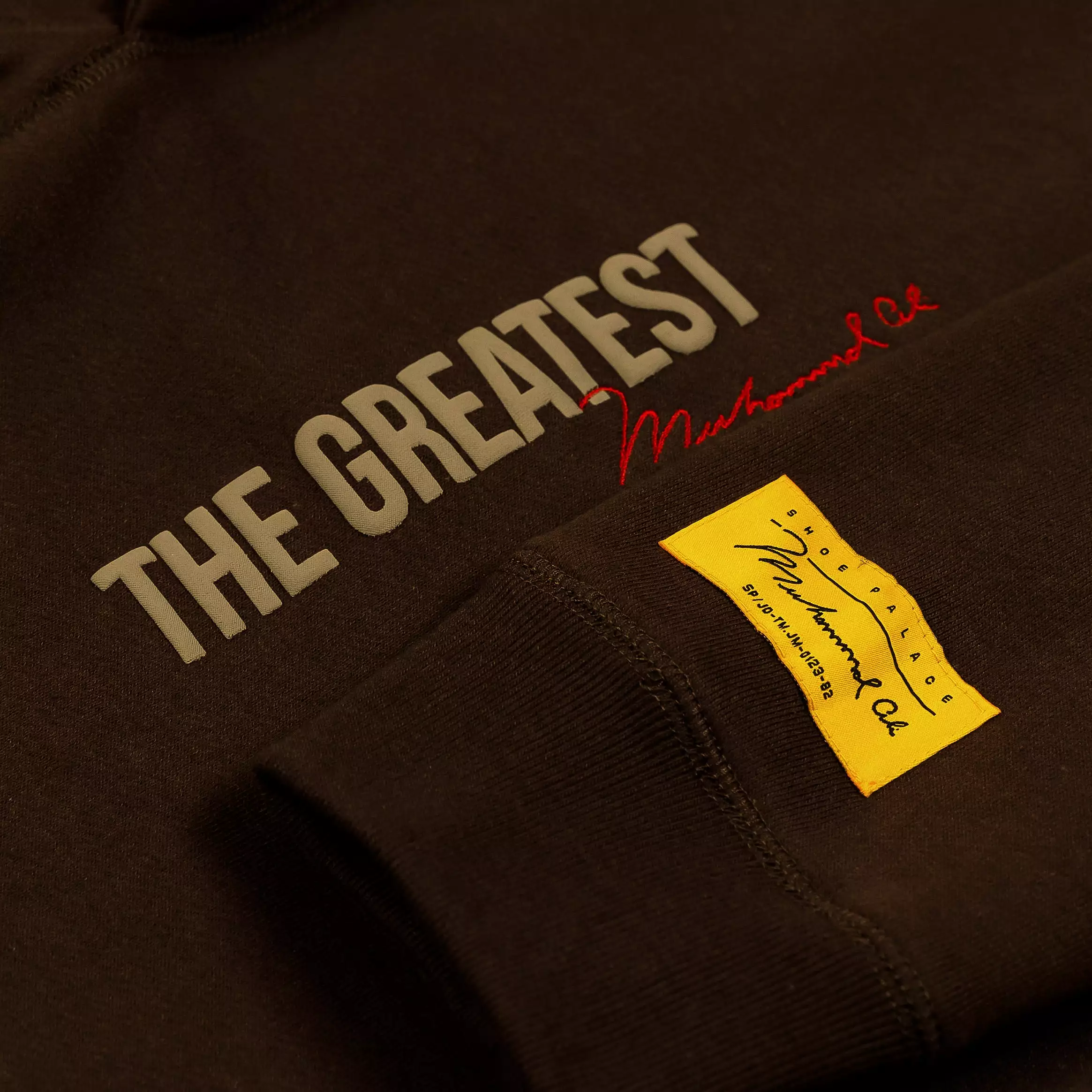 SP x Muhammad Ali The Greatest Pullover Mens Hoodie (Brown)