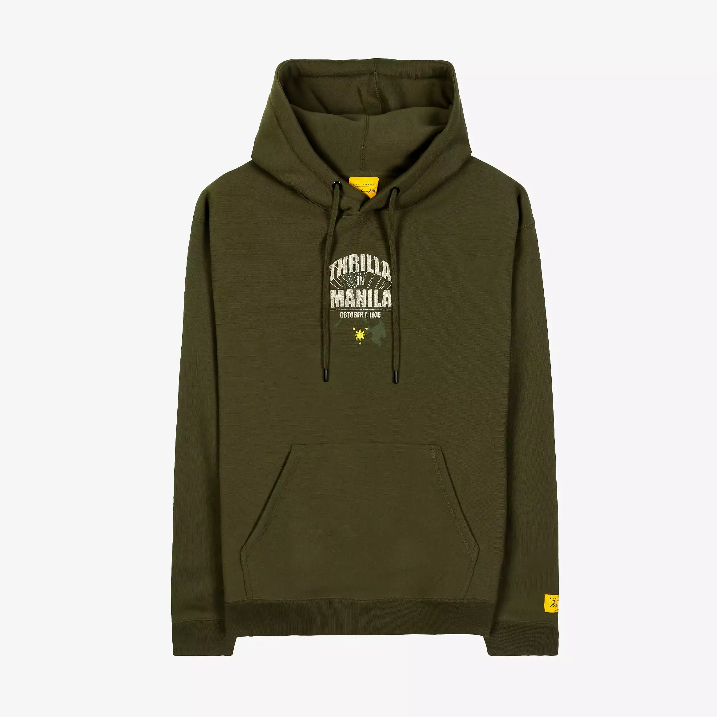 SP x Muhammad Ali Thrilla In Manilla Pullover Mens Hoodie (Olive)