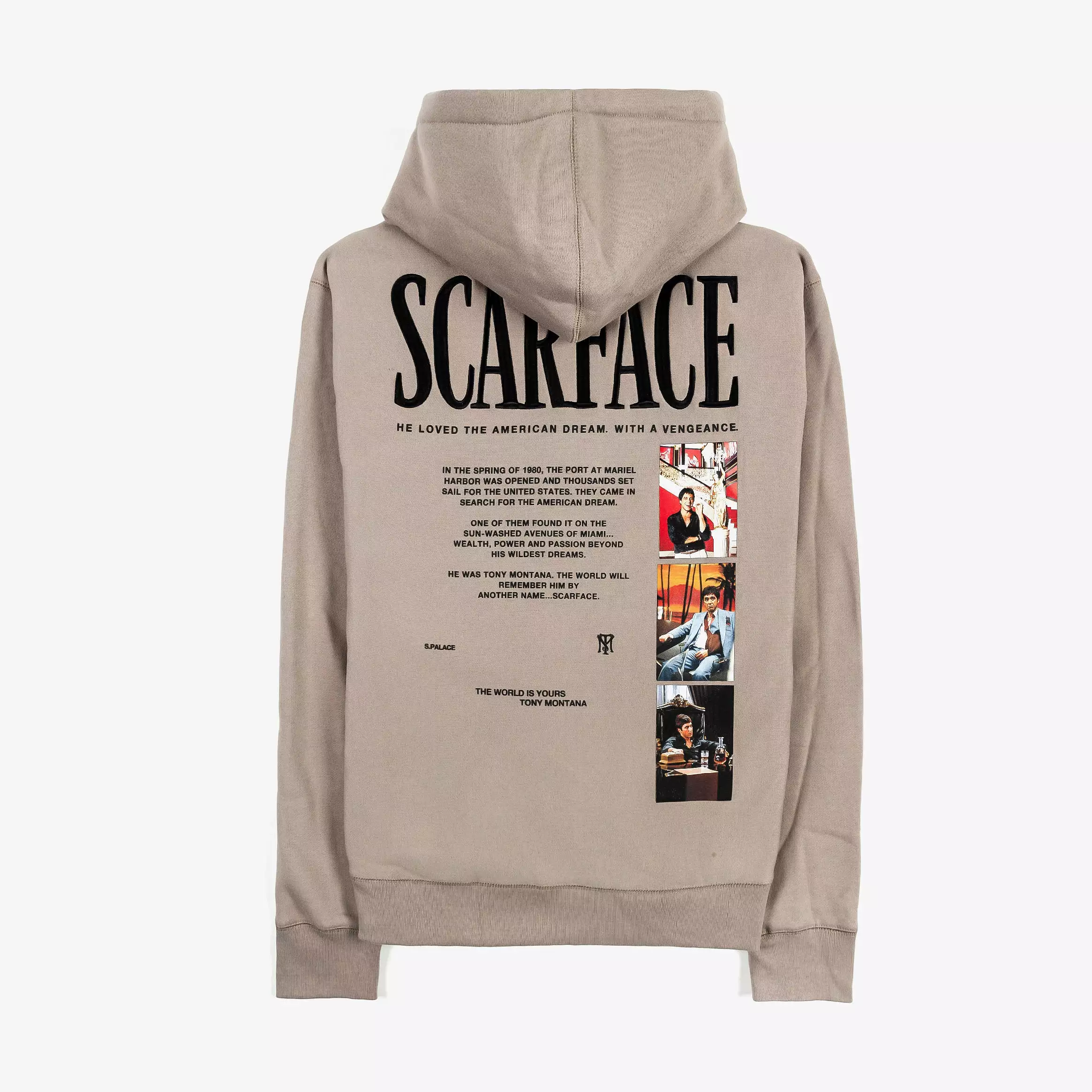 SP x Scarface American Dream Pullover Mens Hoodie (Taupe)