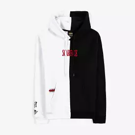 SP x Scarface TWIY Split Pullover Mens Hoodie (Black/White)