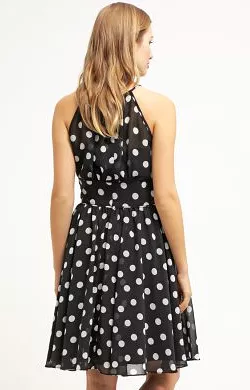 Spotted Black Dress