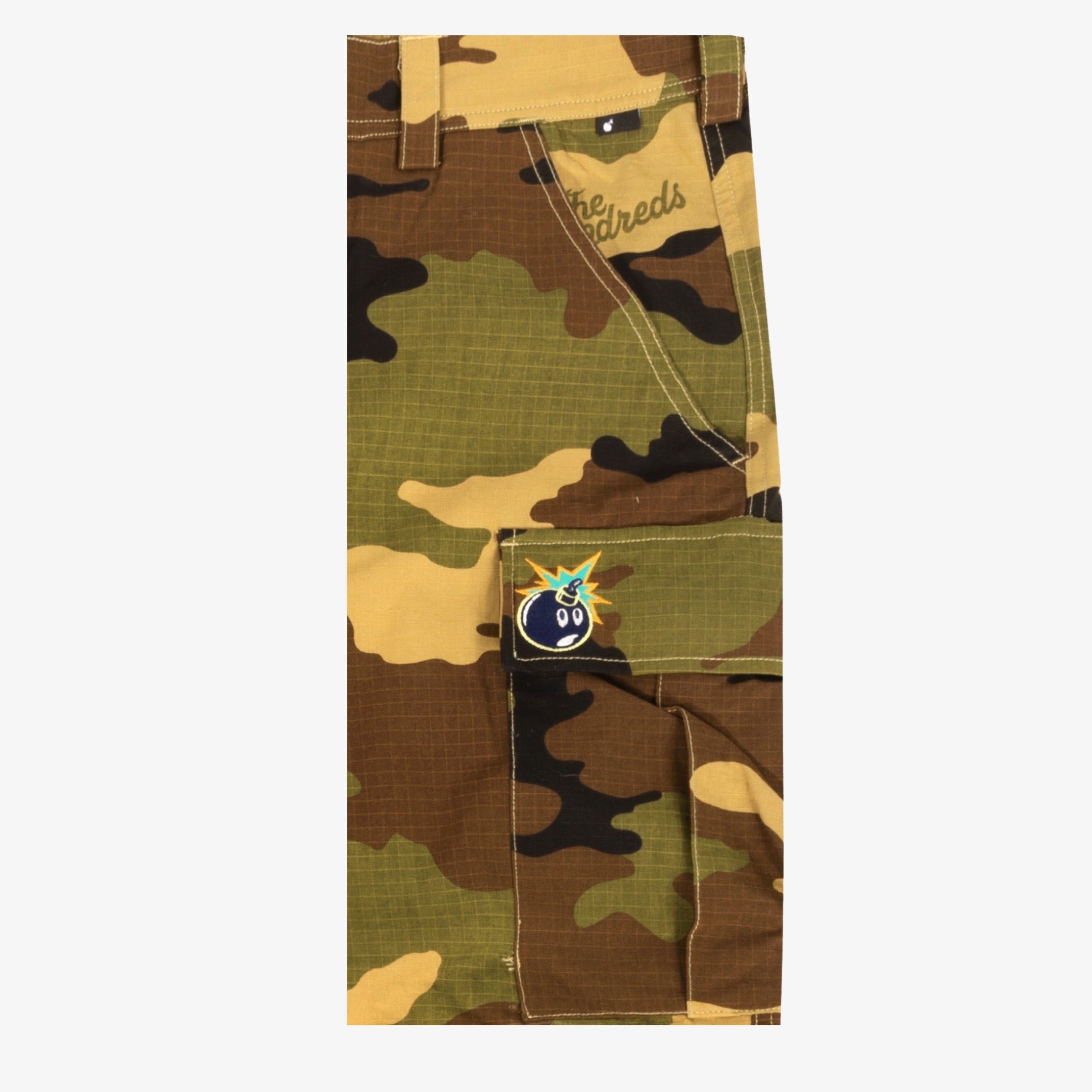 The Hundreds 'Adam Bomb' Cargo Convertible Pants Perfect Camo