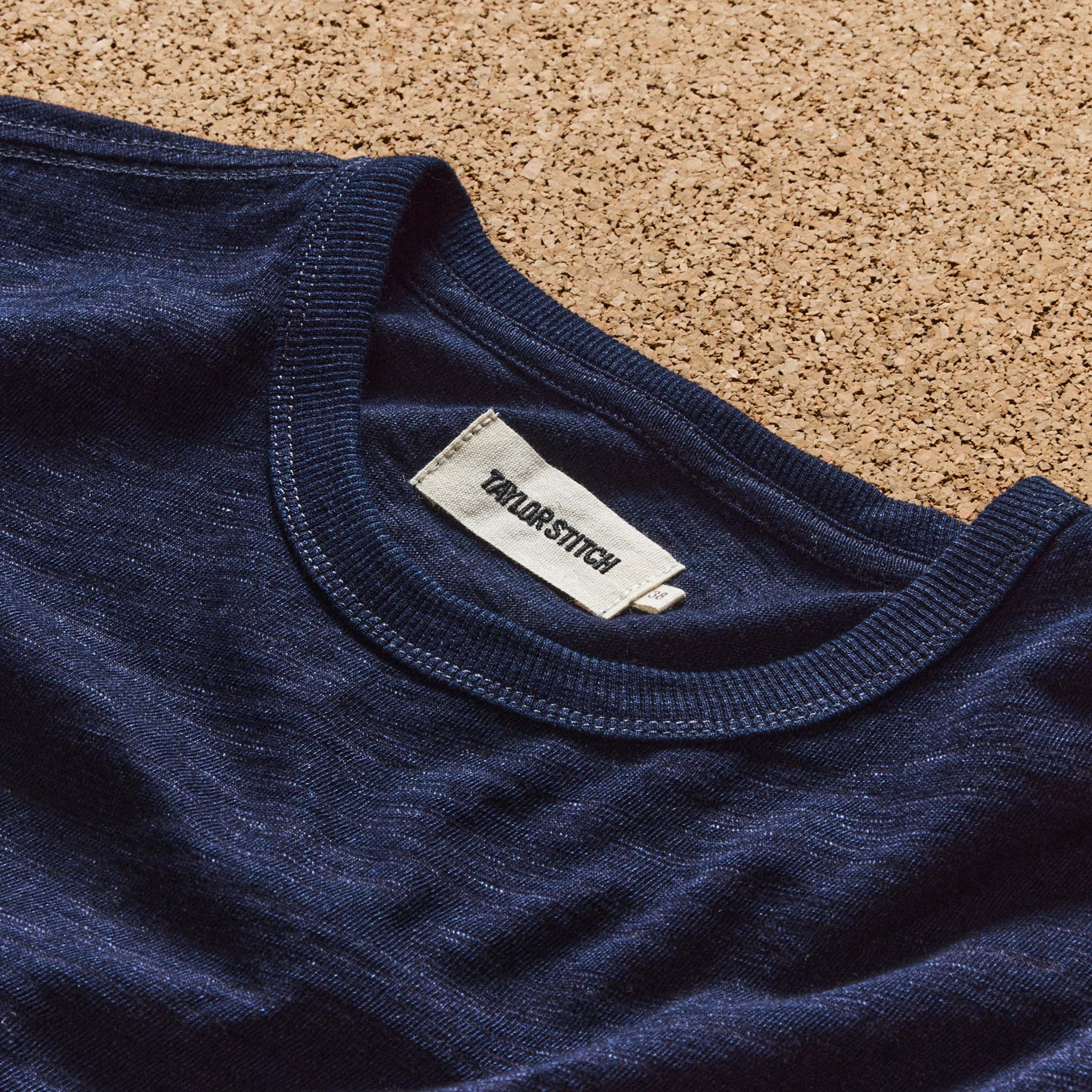 The Organic Cotton Tee in Rinsed Indigo