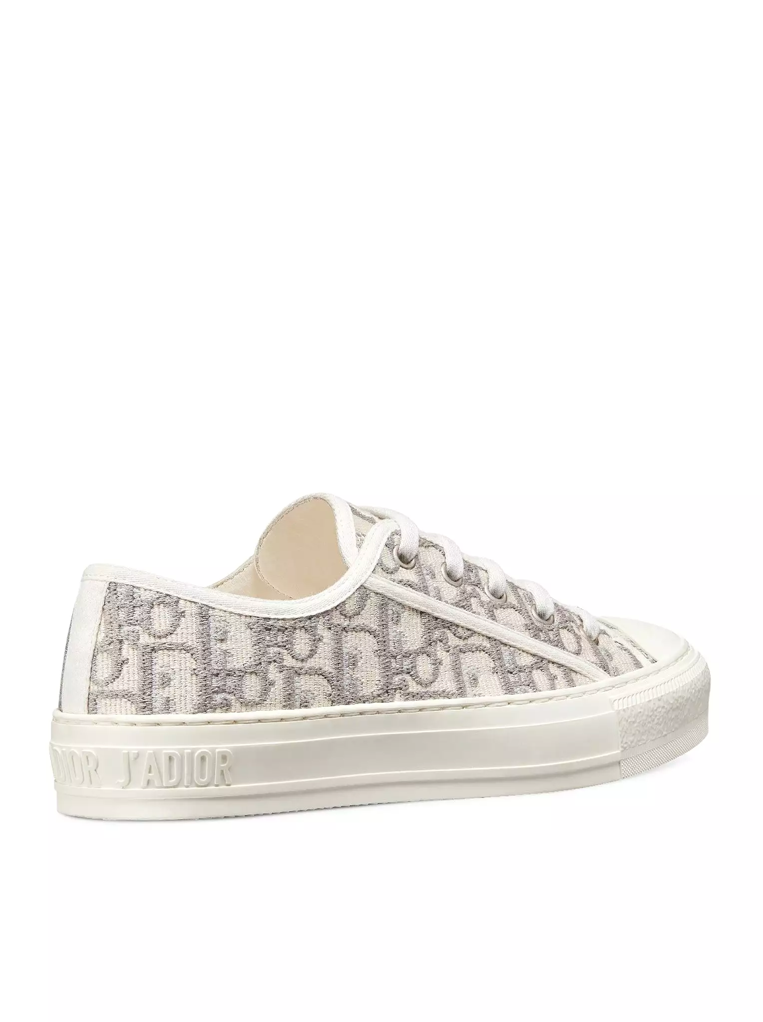 WALK`N`DIOR OBLIQUE EMBROIDERED COTTON SNEAKER