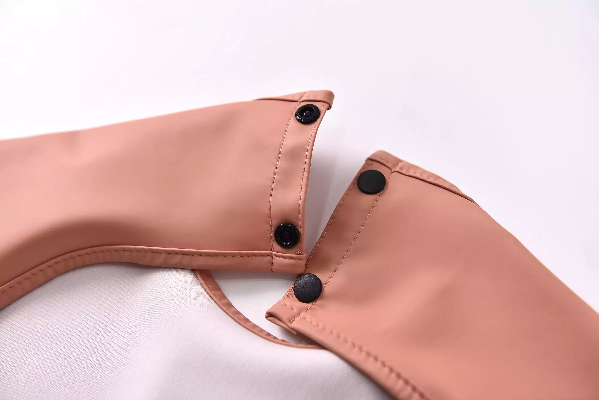 Waterproof Long Sleeve Baby Smock Bib in Pale Oak