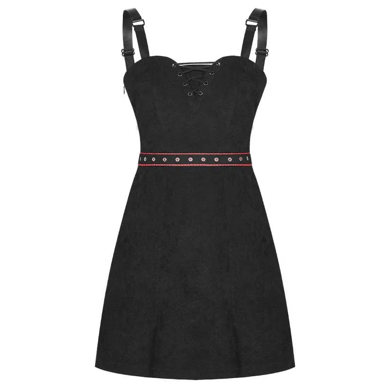 Women's Gothic Strappy Slip Dresses