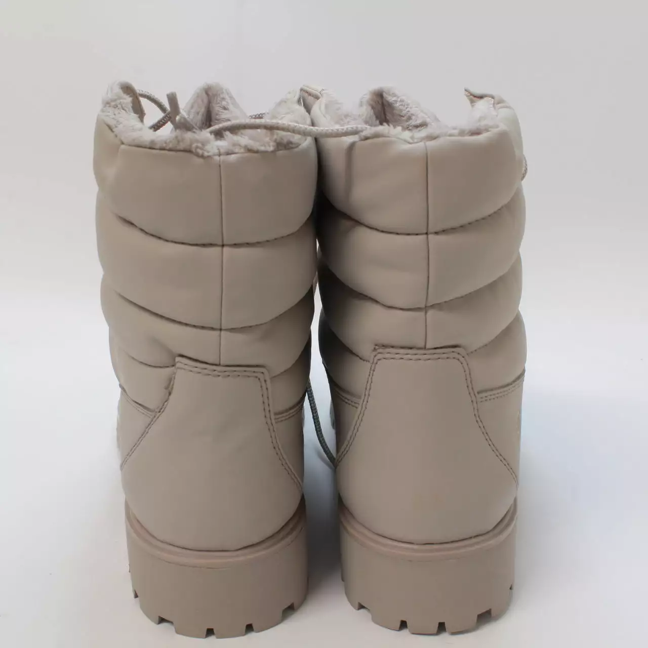 Womens Timberland Lyonsdale Puffer Boots Pure Cashmere