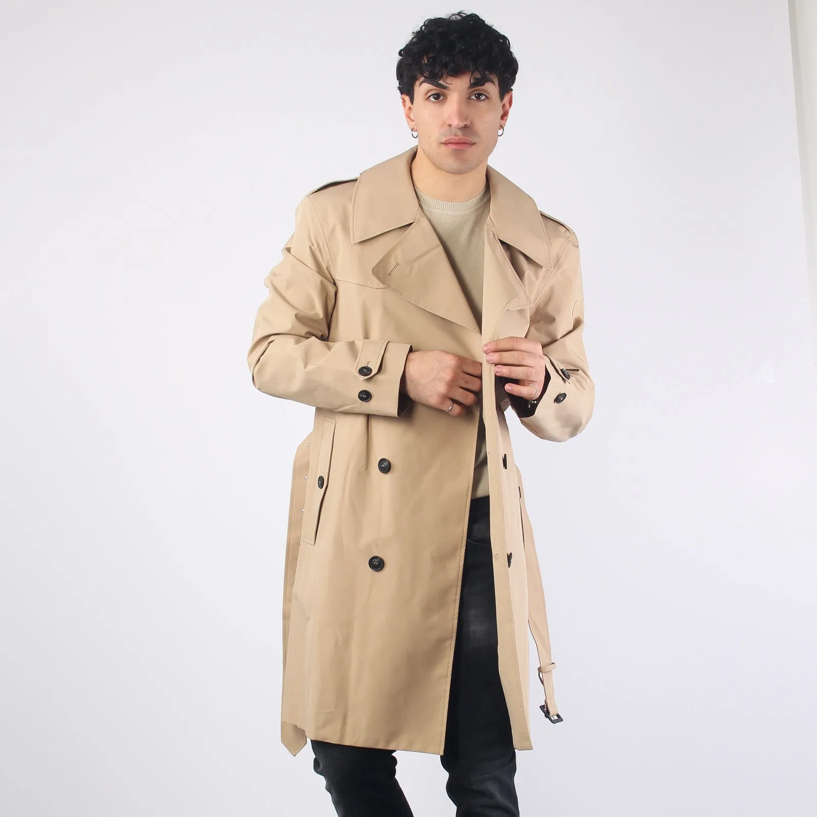 Zarek Trench Stardust Beige