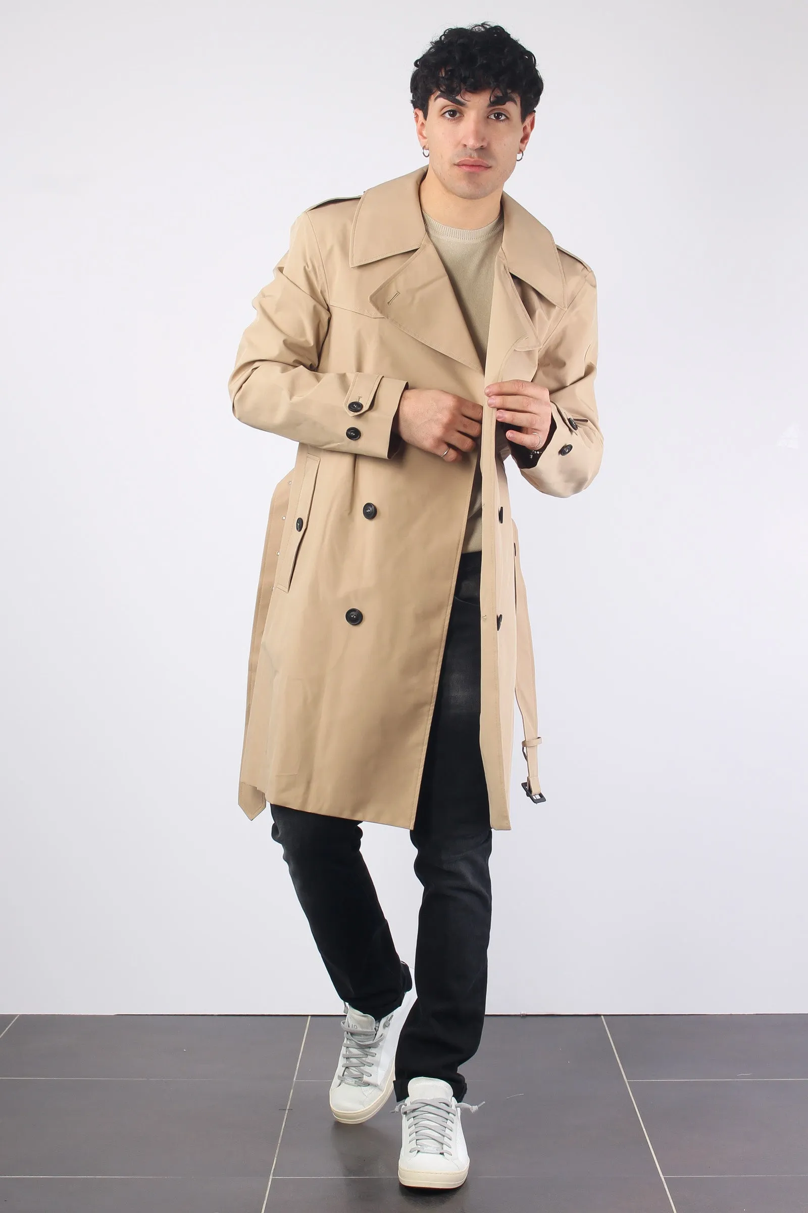 Zarek Trench Stardust Beige