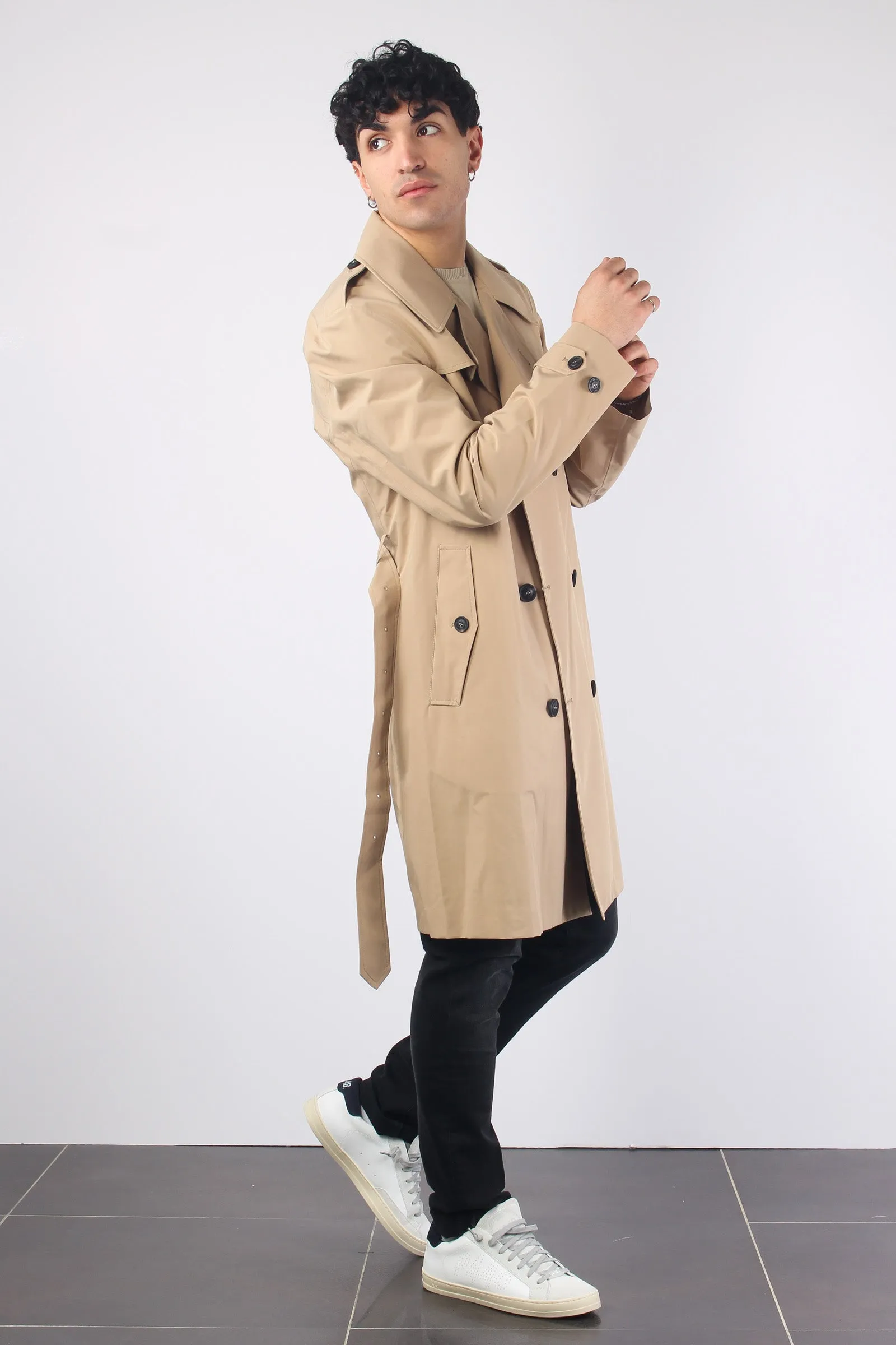 Zarek Trench Stardust Beige