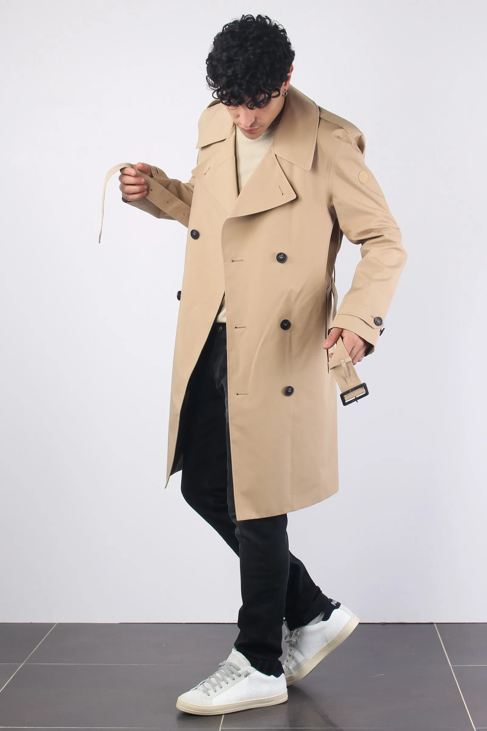 Zarek Trench Stardust Beige