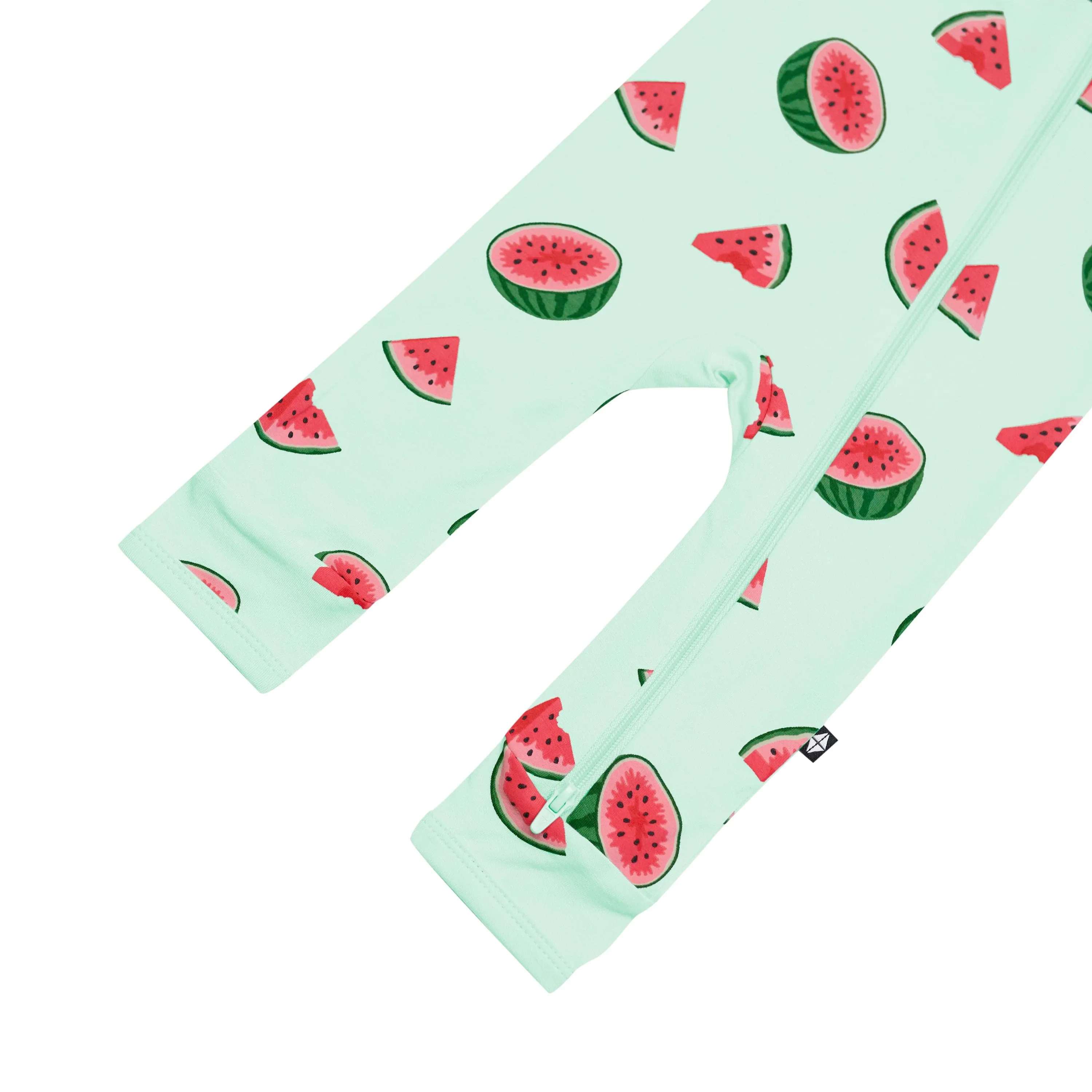 Zippered Romper in Watermelon